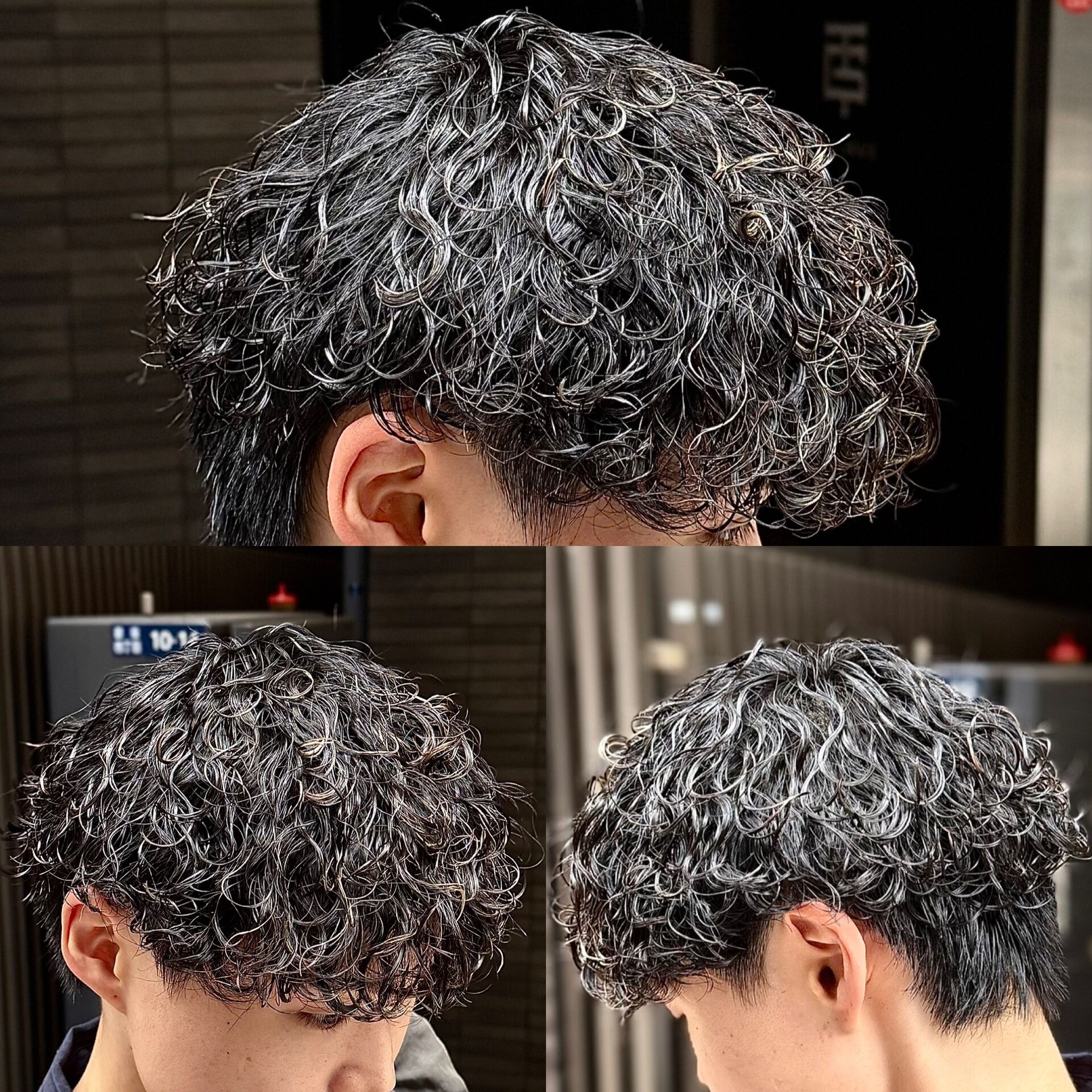 波巻きスパイラルパーマ